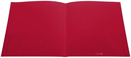 Ultra Pro - 10 Pack, RED 2-Pocket Folders