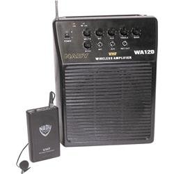 Nady WA-120LT/B Portable Wireless Public Address System with Lavaliere Mic