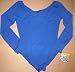 Chidrens Basic Long Sleeve Leotard (7-10, Royal)