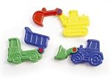 3 Piece Digger, Tractor and Truck Sand Mould Set