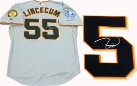 Tim Lincecum Autographed San Francisco Giants Jersey