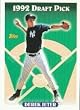 1993 Topps # 98 Derek Jeter (RC) - New York Yankees - Rookie Baseball Card In Protective Display Case