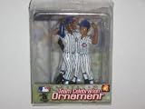 CHICAGO CUBS 3 Uniformed Players in TEAM CELEBRATION CHRISTMAS ORNAMENT