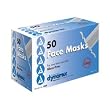 FACE MASK, SURGICAL TIE, BLUE LATEX FREE,50/BX