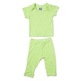 Kicky Pants Short Sleeved Pajama Set, Springgrass
