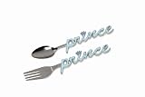 Mud Pie Baby Little Prince Spoon and Fork Set