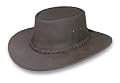 Minnetonka Fold Up Hat in Dark Brown