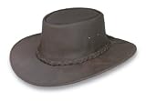 Minnetonka Fold Up Hat in Dark Brown
