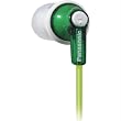 Panasonic RP-HJE120-G In-Ear Earbud Ergo-Fit Headphone (Green)