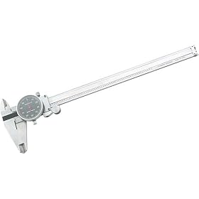Grizzly G9281 Stainless Steel Dial Caliper w  Black Face 8 by Grizzly