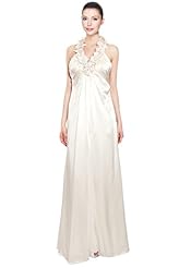Silk Draped Evening Dress 