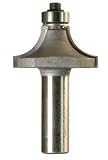 Amana 49519 Carbide-Tipped Router Bit, 5/8 Radius Roundover, 1/2 shank