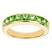 14k Yellow Gold Genuine Peridot Ring