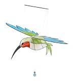 Bird Brain Giant Glass FlapperHummingbird, Green