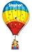 Personalised Balloon Pendulum Wall Clock