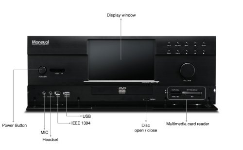 Moneual 972BD Home Theater PC - Black