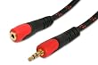 Aurum Cables 3.5mm Male to Female Audio Extension Cable 6ft