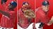 McFarlane David Ortiz Curt Schilling and Jason Varitek Boston Red Sox Red Jersey 3-Pack