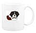 Mug with pet, dog, frowning, brown, saint, bernard