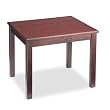 Hon 5193NN Straight End Table, Veneer Top, 24 in.x20 in.x20 in., Mahogany