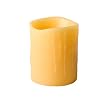 Enjoy Lighting 371701 BeesWax Drip Vanilla Scented Wax LED Pillar Candle 3-Inch by 4-Inch