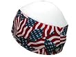 SweatVac Ventilator Cap - American Flag with White Mesh Top