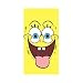 Spongebob Squarepants 'Face' Printed Towel (Official)