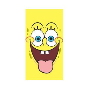 Spongebob Squarepants 'Face' Printed Towel (Official)