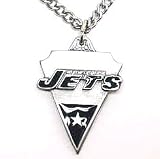 New York Jets Chain Necklace & Pewter Pendant - NFL Football Fan Shop Sports Team Merchandise