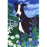Greyhound House Flag by GR8 Dogs (Multi, 25a x 38a )