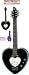 Daisy Rock Heartbreaker Artist - Blackheart Finish