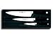 W&Atilde;&frac14;sthof Grand Prix II 3-Piece Chef's Knife Set