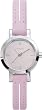 Timex 2D911 Pink Leather Strap Dress Watch