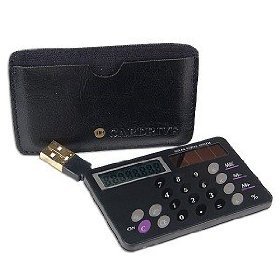 CablesToBuy™ 1G USB Flash Drive w/Solar Powered Calculator, New Arrival, Hot Sales