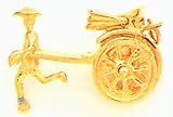 14kt Gold Rickshaw Charm