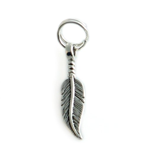 Sterling Silver Feather Charm