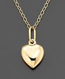 Children's 14k Gold Heart Necklace