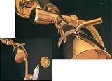 Shower Head Diverter w/Porcelain Handheld Shower - Lacq Brass -