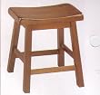 Walnut Finish Stool (set of 2)