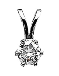 1/2 CT TW 14K Yellow Gold Diamond Pendant