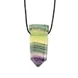 Fluorite Point Pendant - 15 x 33.5mm