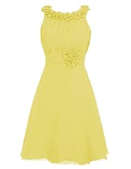 Chiffon Scoop Neck Cocktail Short Homecoming Dress/Bridesmaid Dress/Prom Dress/Party Dress 