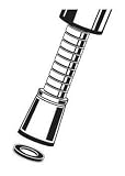 American Standard M962643-0020A Spray Hose and Seals Pekoe Pull Down Single Control Kitchen Faucet - Chrome