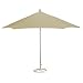 Outdoor Living : Beige Lighted Market Umbrella