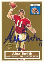 Alex Smith, San Francisco 49ers, 2005 Topps Autographed Card