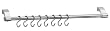 Kuchenprofi Stainless Steel Chrome Plated 24-Inch Utensil Rack and Hooks