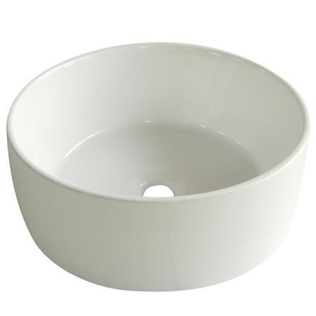 PARK VESSEL SINK WITHOUT OVERFLOW-White Finish