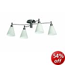 Trio Leuchten 37450/56/TR 4 Light Pendant - White