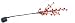 GKI Bethlehem Lighting 36 Clear Micro Light Blossom Branch, Red