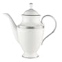 Lenox Timeless Bone China Platinum Banded Coffeepot